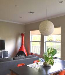 Handwoven Paper Rope Globe Pendant Light White Decor Lighting - thumbnail 1