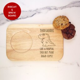 Taidsaurus, Natural Slate Heart Decoration, Fathers Day Gift, Dinosaur Wall Hanging, Gift For Taid, Welsh Grandad, Funny Home Decor - thumbnail 2