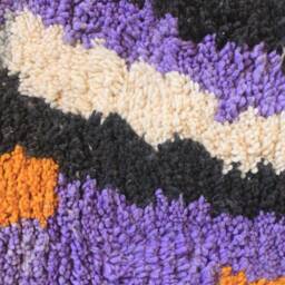 Custom Runner Moroccan Hand Knotted Runner Rug, Wool Rug Shaggy Authentic Moroccan Rug, Fluffy Rug - thumbnail 4