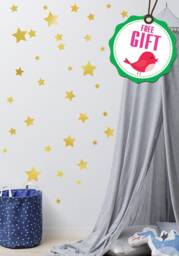 Star Decals, Wall 60Pcs Gold Stars, Stickers, Decal, Stars Decal