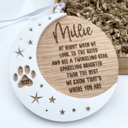 Dog Memorial Gift, Rainbow Bridge, Pet Sympathy Gift, Loss Loss, Memorial Lover Decoration - thumbnail 2