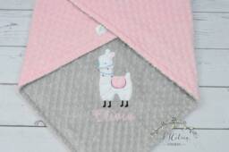 Baby Blanket Personalized Minky-Llama Baby Blanket-Llama Minky Blanket-Boy Llama Blanket-Llama Boy Girl Nursery