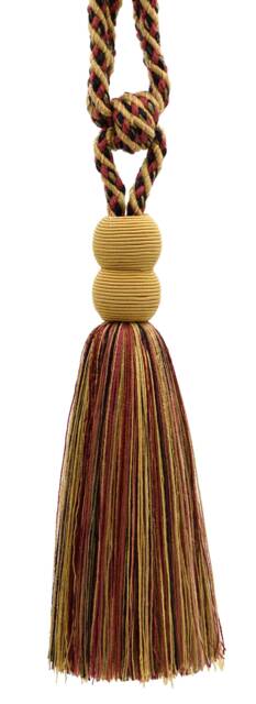"Double Ball Head Tassel Tiebacks, 9 1/2"" - 24cm, 30" - image 1