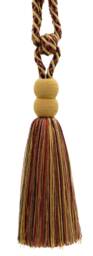 "Double Ball Head Tassel Tiebacks, 9 1/2"" - 24cm, 30"