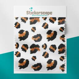 Bronze Leopard Print Roller Blind, Children's Made To Measure, Animal Blind - thumbnail 2