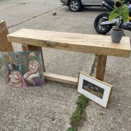Solid Oak Sideboard/Butchers Block - thumbnail 2