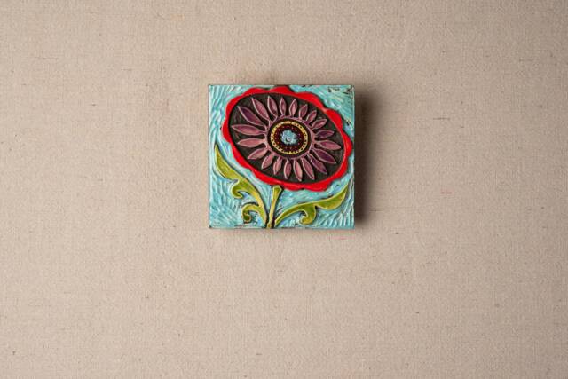 Happy Mum Handmade Ceramic & Mosaic Tile Wall Art - image 1