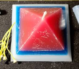 Calm , Clarity & Ambition, Hidden Treasure, Secret Scented, Pyramid Candle - thumbnail 1