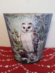 Plant Pot, Ceramic Pot, Flower Pot, Garden Pot, Outdoor & Indoor Pot, Plant Planter, Gift, Decoupage, Pot & Saucer, Garden Decoration, Planter, Pot - thumbnail 1