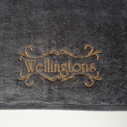 Monogrammed Cotton Towel Personalized Embroidered Family Gift - thumbnail 3