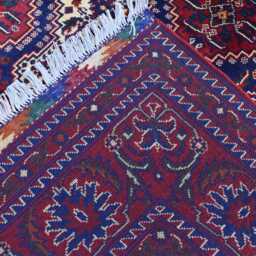Handwoven Yousafi Afghan Rug 10x6.7 Ft Wool Tribal Carpet - thumbnail 4