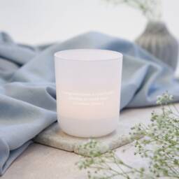Wedding Anniversary Keepsake Gift Personalised Tealight Holder With Candles - Gifts - thumbnail 2
