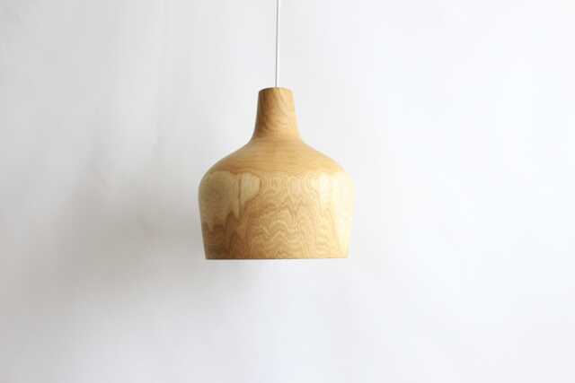 Flush Mount Light, Pendant Light For Kitchen Island, Walnut Ceiling Lamp, Round Chandelier - image 1