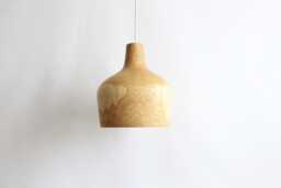 Flush Mount Light, Pendant Light For Kitchen Island, Walnut Ceiling Lamp, Round Chandelier