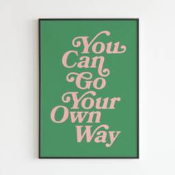 Go Your Own Way - Lyrics Music A3 A4 A5 Wall Art Poster Print Gift - thumbnail 2
