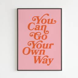 Go Your Own Way - Lyrics Music A3 A4 A5 Wall Art Poster Print Gift - thumbnail 3