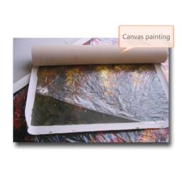 Colorful Abstract Landscape Handmade Oil Painting For Living Room , Wall Art - thumbnail 4