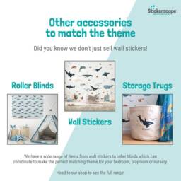 Whales & Fish Roller Blind, Children's Made To Measure, Underwater Blackout Blind - thumbnail 4