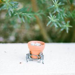 Botanical Life Bronze Succulent Pot Carrier Figurine - thumbnail 3