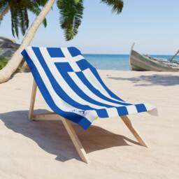Greece Beach Towel, Greece Flag Tovel, Of Greece, Beach Country Gift