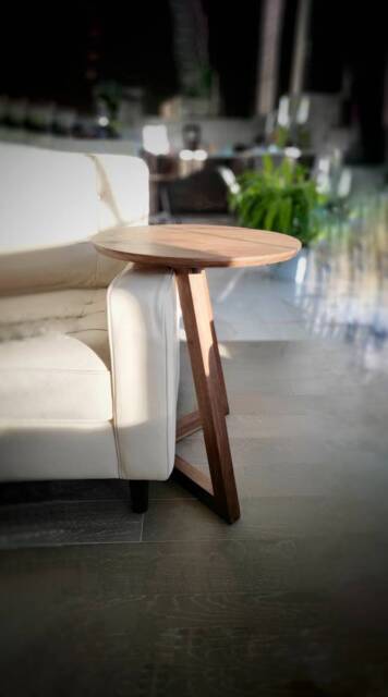 Solid Black Walnut End Table - image 1