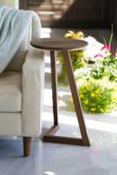 Solid Black Walnut End Table