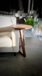 Solid Black Walnut End Table - thumbnail 1