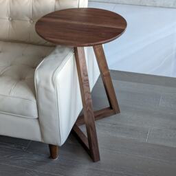 Solid Black Walnut End Table - thumbnail 2