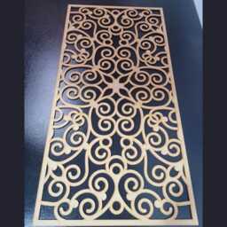 Damask Georgian Radiator Screen Laser Cut Mdf Wall Art 0128 - thumbnail 4