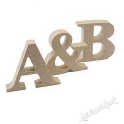 Freestanding Mdf Georgia Letters & Numbers Craft Sign, Wall Art - 8cm-40cm, 18mm Thick - thumbnail 1