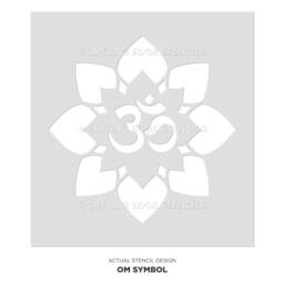 Om Symbol Stencil For Walls - Mandala Stencil Large Mandala Wall For Painting On Wood Better Than Decals - thumbnail 4