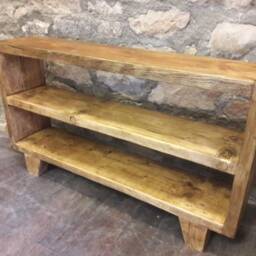 Handmade Shelves Shelving Unit Bookcase Storage Side Table Hall - thumbnail 4