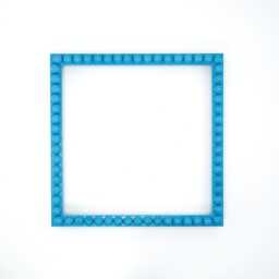 Blue Bobbin Frame - Vibrant Wooden Picture in Multiple Sizes Or Custom Hand Made For Prints, Photos & Gifts - thumbnail 2