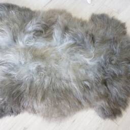 Genuine Norway Pelssau Sheepskin Rug - Soft Silky Wool, Silver Grey Brown - thumbnail 3