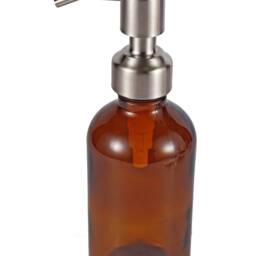 100 Pieces Black Silver Soap Dispenser Head 28/400 Rustproof 304 Stainless Steel Matte Pump Diy No Jars - thumbnail 3