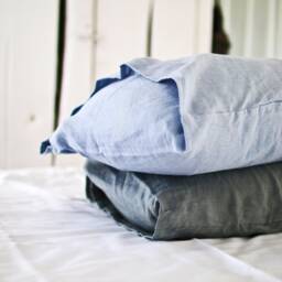 Linen Pillowcase Envelope Style Pillow Case Cushion Covers Natural Stonewashed Soft Cover Bedroom - thumbnail 4
