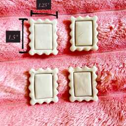 Personalized Stamp Magnets - Fully Customizable Handmade & Hand Painted Clay - Price Is For One Magnet - thumbnail 2