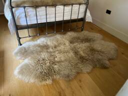 Oversized Snuggly Sheepskin Rug in Oyster - thumbnail 1