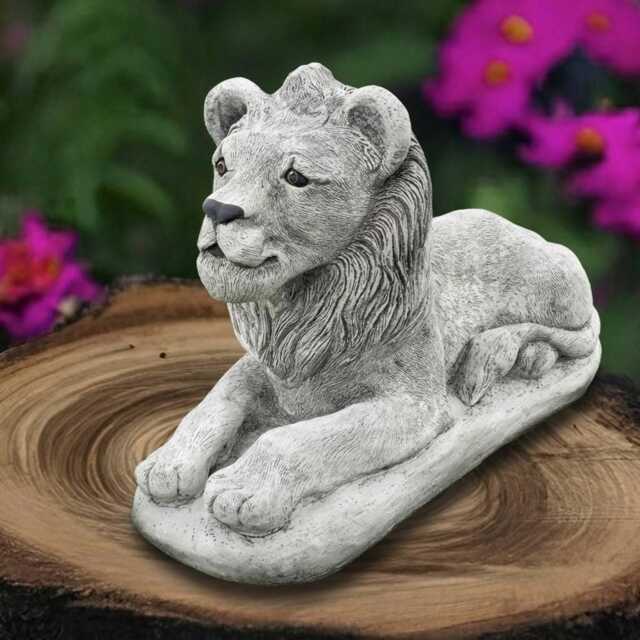 Massive Lion Sculpture Concrete Guardian Figure Stone Statue Garden & Home Ornament Lion Lover Gift Laying Decor Yard Art - image 1