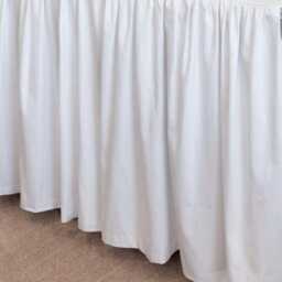 Tailored Gathered Desk Skirt 400Tc Cotton Sateen - thumbnail 4