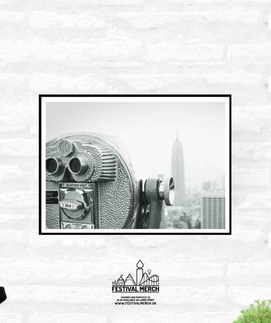 New York City Print - Wall Hanging Home Decor Gift A4 A3 A2 Festival Merch