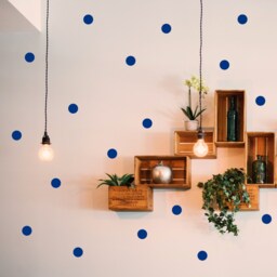 Polka Dot Wall Decal, Dot Wall Stickers, Decor, Nursery Kids Room Decor Circle Art Stickers - thumbnail 3