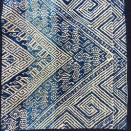 Vintage Handmade Thai Textile Cotton Hemp Pillow Cover in Nghe An Of Vietnam - thumbnail 3
