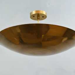 Brass Linear Chandelier Light Mid Century Lighting Fixtures Dining Table Light - thumbnail 2
