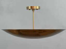 Brass Linear Chandelier Light Mid Century Lighting Fixtures Dining Table Light - thumbnail 1
