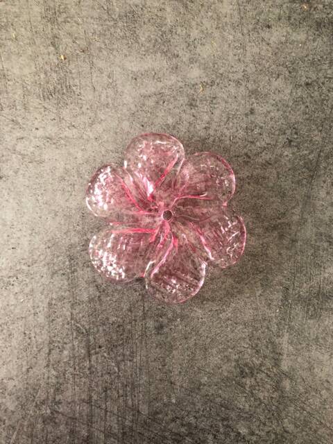 Rosette, Spare Parts in Murano Blown Glass, Rose - image 1