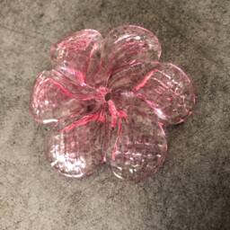 Rosette, Spare Parts in Murano Blown Glass, Rose - thumbnail 3