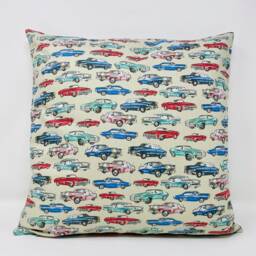 Retro Classic Car Cushion Handmade American Enthusiast Gift - thumbnail 2