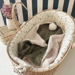 Faux Fur Baby Blanket Kaki Color - thumbnail 3