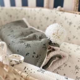 Faux Fur Baby Blanket Kaki Color - thumbnail 4